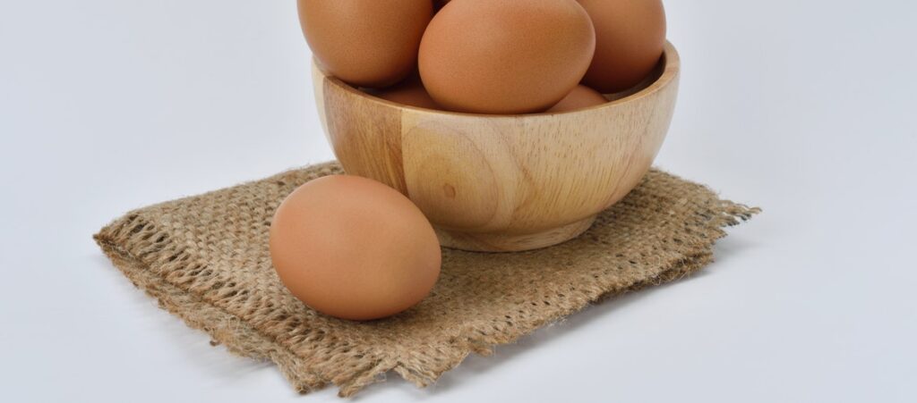 Eggs are rich in choline, vitamins and minerals which are needed to grow a clever baby